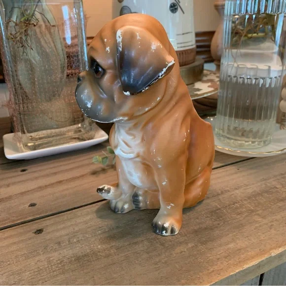 🌱vintage dog~planter~Utensil holder~farmhouse~pets~plants - Picture 5 of 11